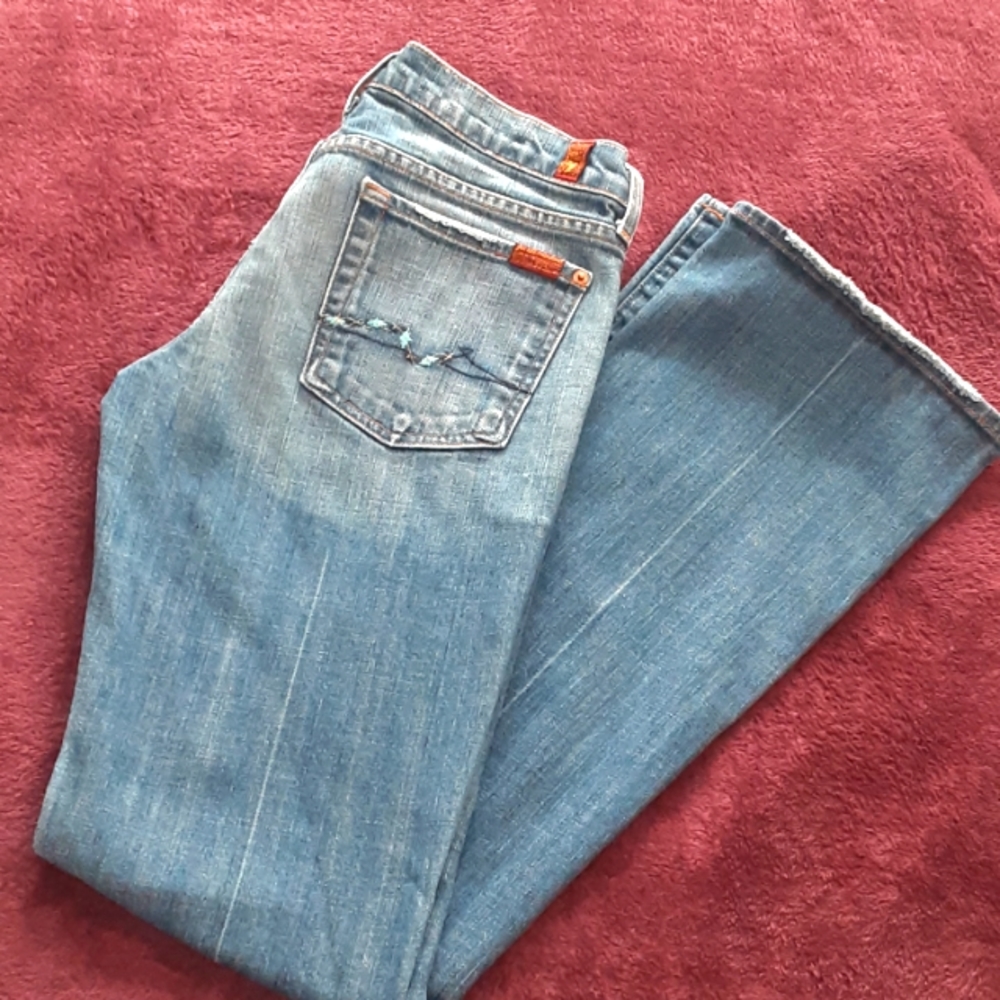 7 For All Mankind Womens Bootcut Jeans Size 29